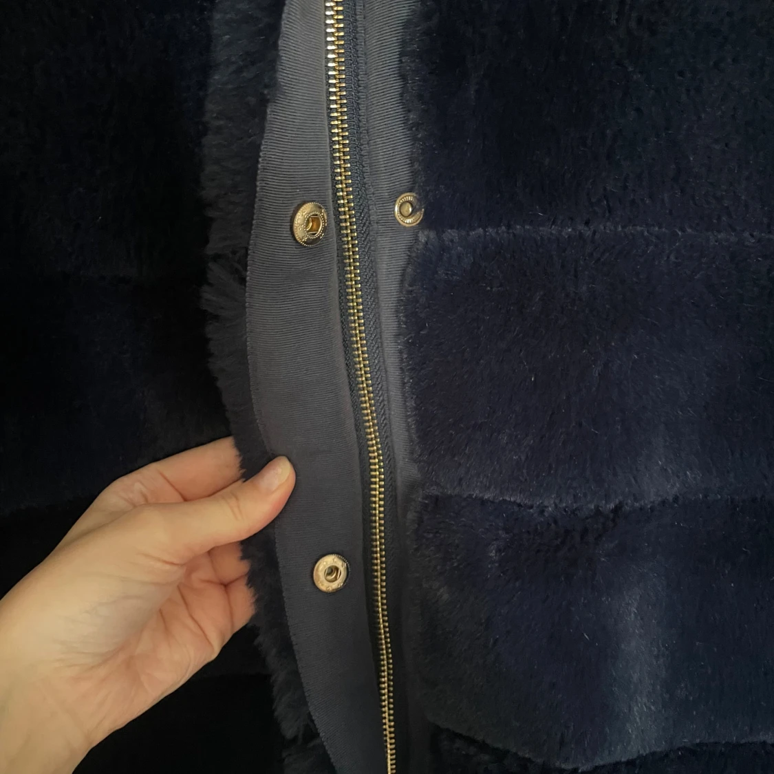Mörkblå teddyjacka från samsoesamsoe  - 3