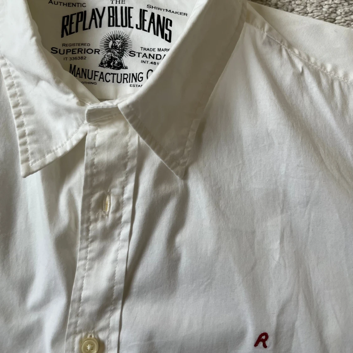 Vit Replay skjorta - 1