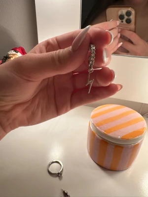 Örhängen  - Bilderna visar ett par örhängen 