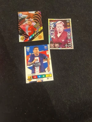 Fotbollskort - Casemiro Messi koemen alla riktigt bra spelare d ett finns andra spelare också. Olika priser