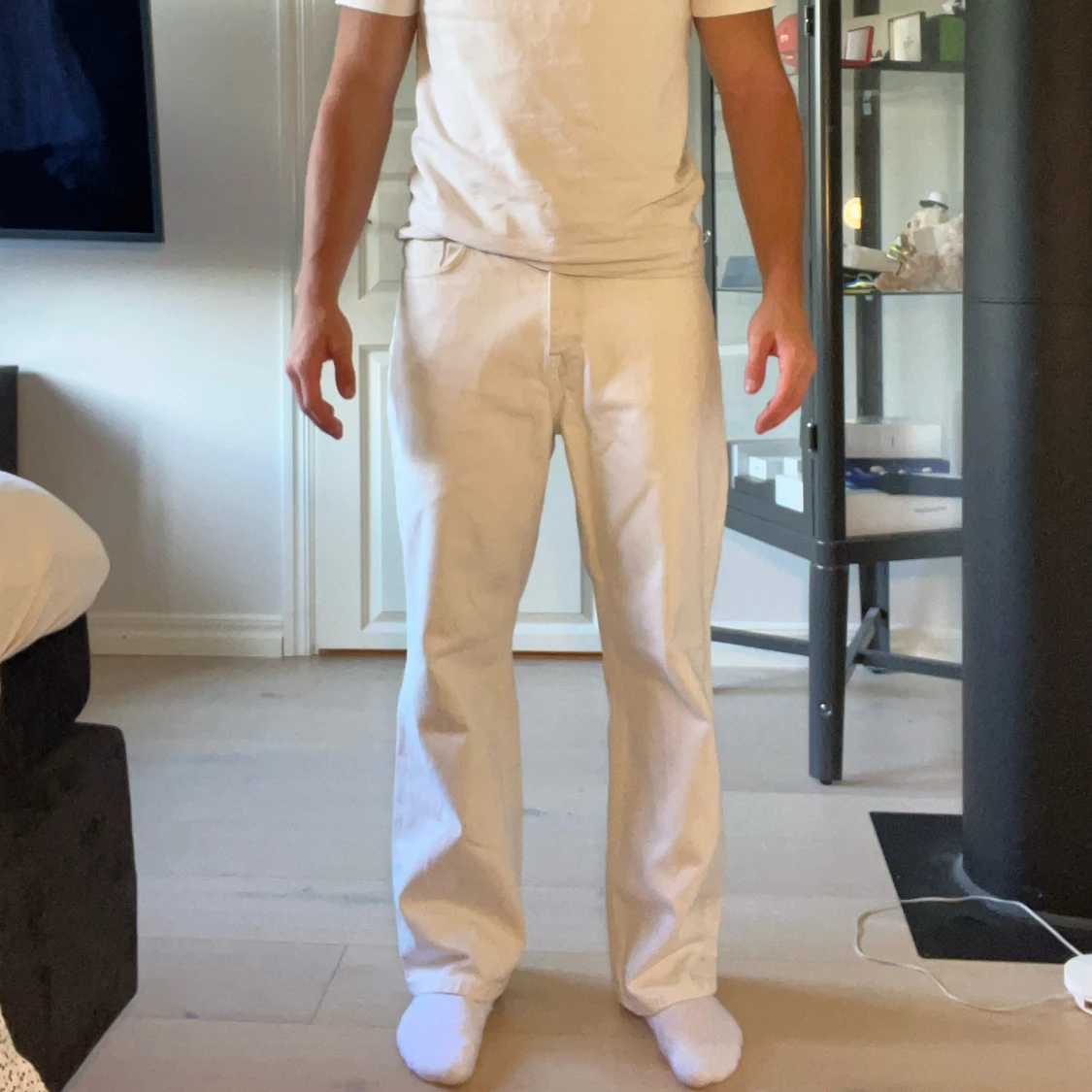 Vita raka jeans från Dr Denim - 1