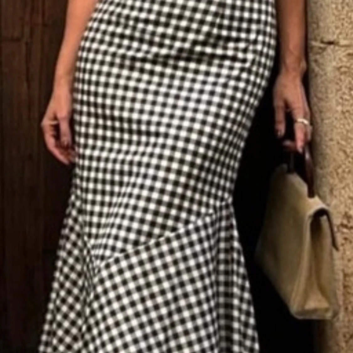 NY - Rutig långklänning från Adoore