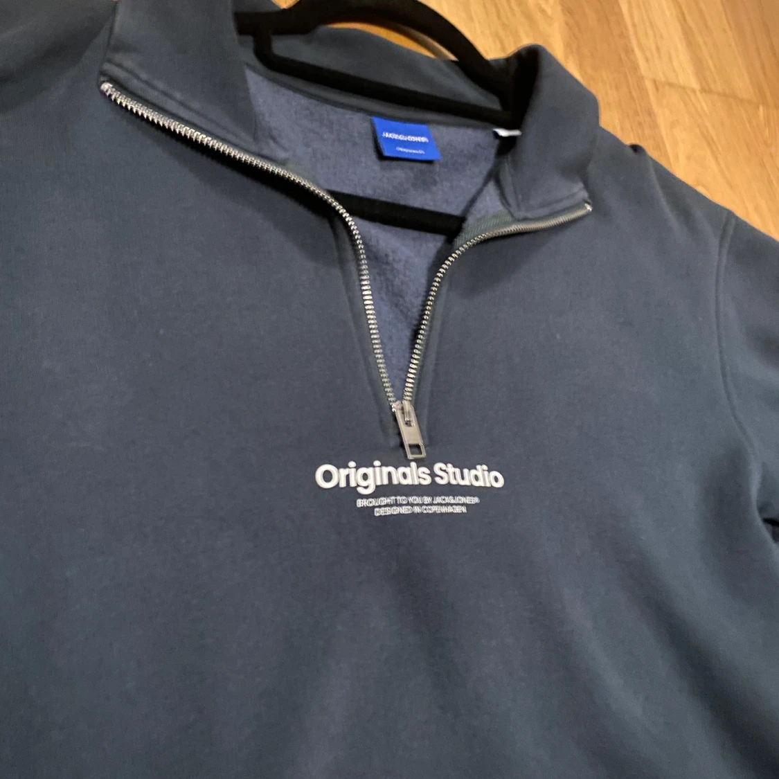 Mörkgrön Halv Zip Originals Studio - 1