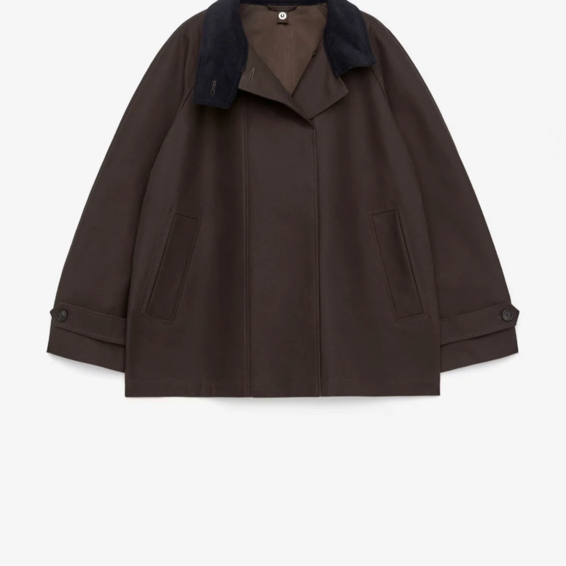 Brun oversized jacka från Arket - 3