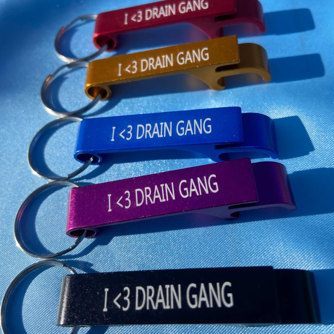 DRAIN GANG - bottle cap opener keychain - 2