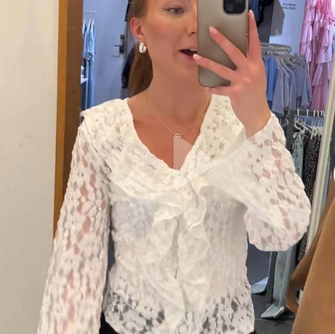 Super fin spetsblus!