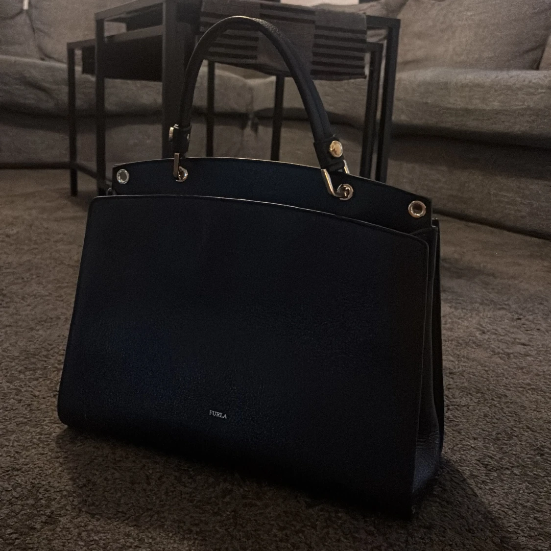 Svart Furla Väska  - 2