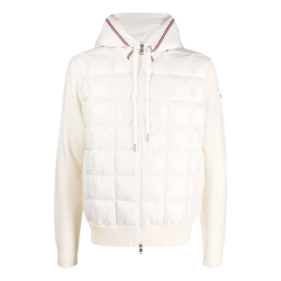 Vit quiltad pufferjacka från Moncler - 1