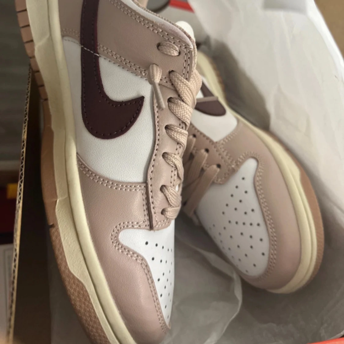 Nike Dunk Low beige brun - 2