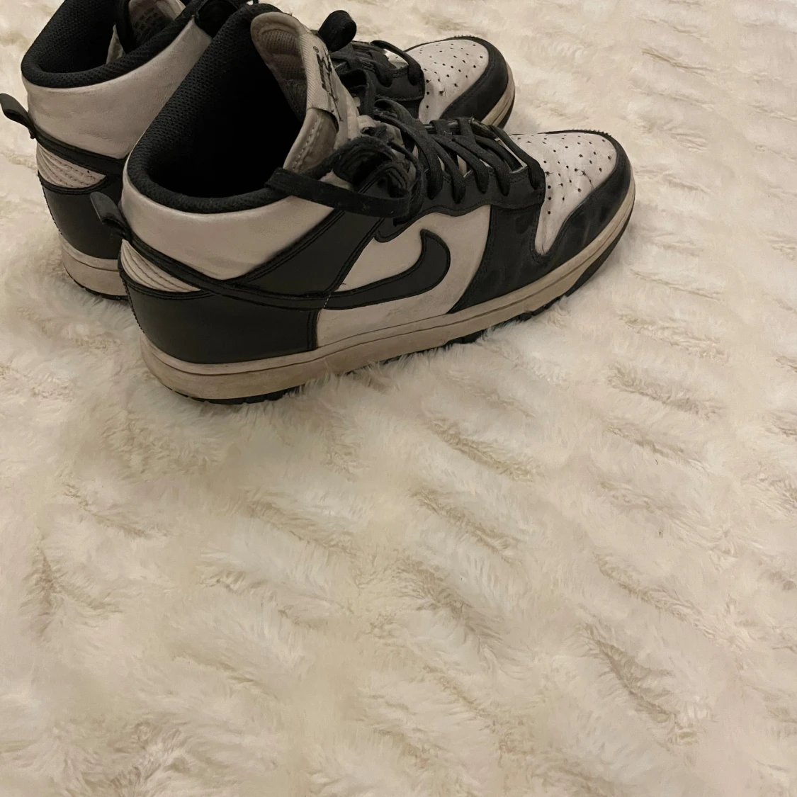 Nike panda dunks High svart/vit sneakers - 4