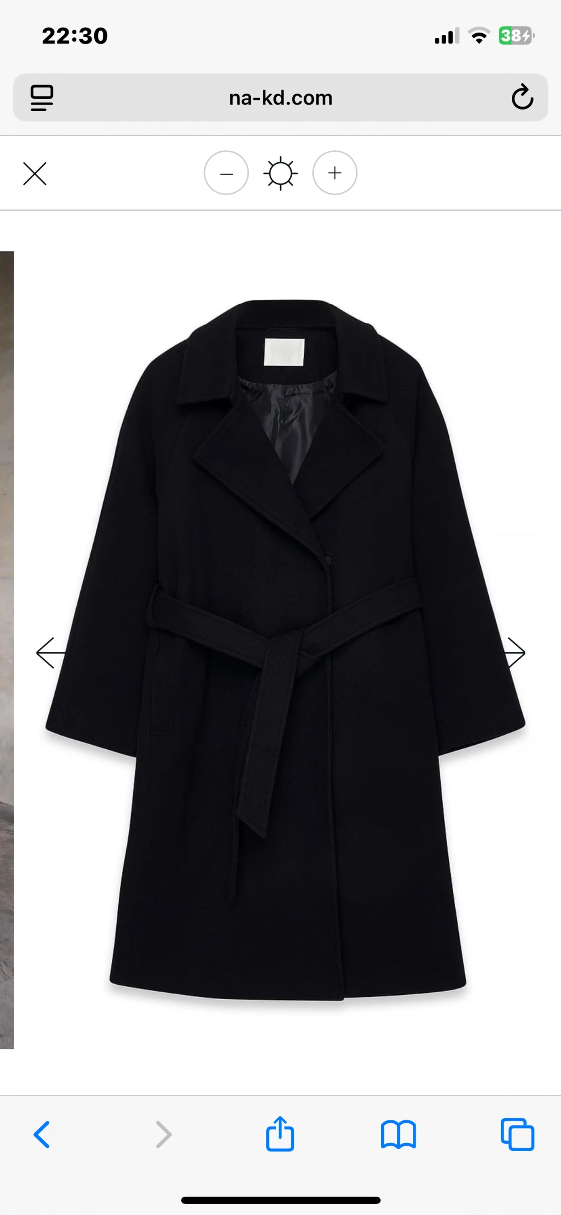 Svart kappa från NA-KD - 2