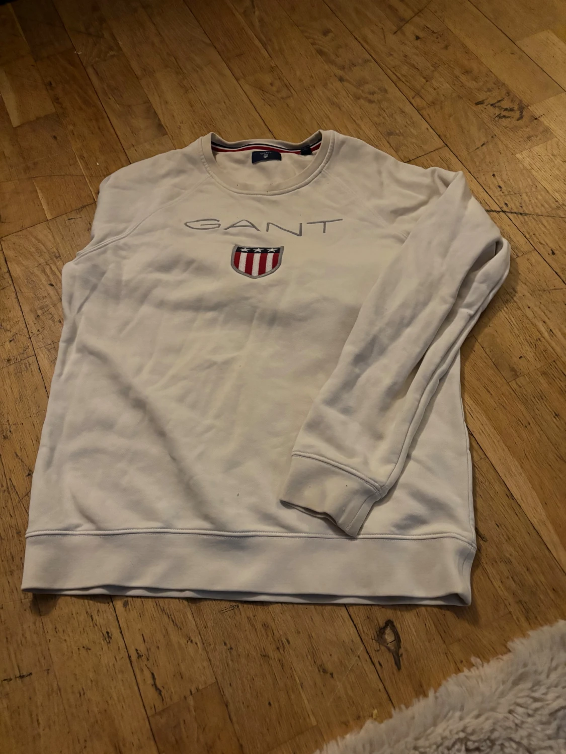 Vit sweatshirt från GANT