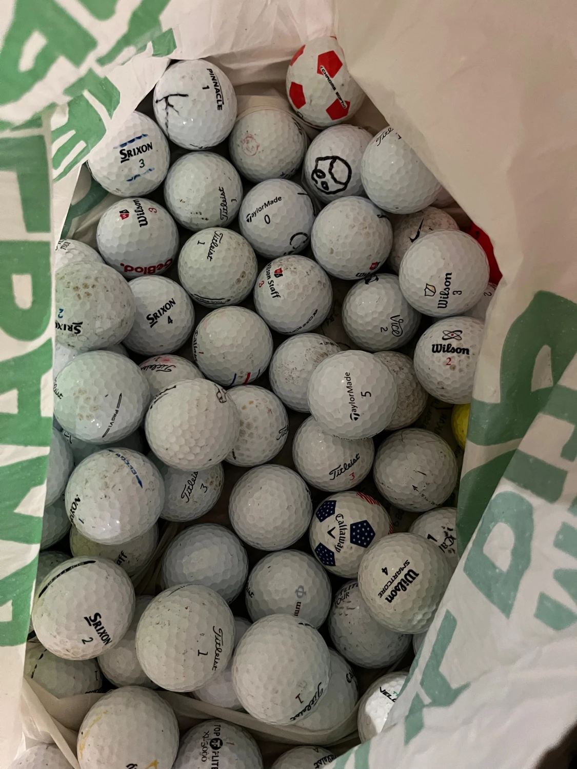 Golfbollar blandat - 1