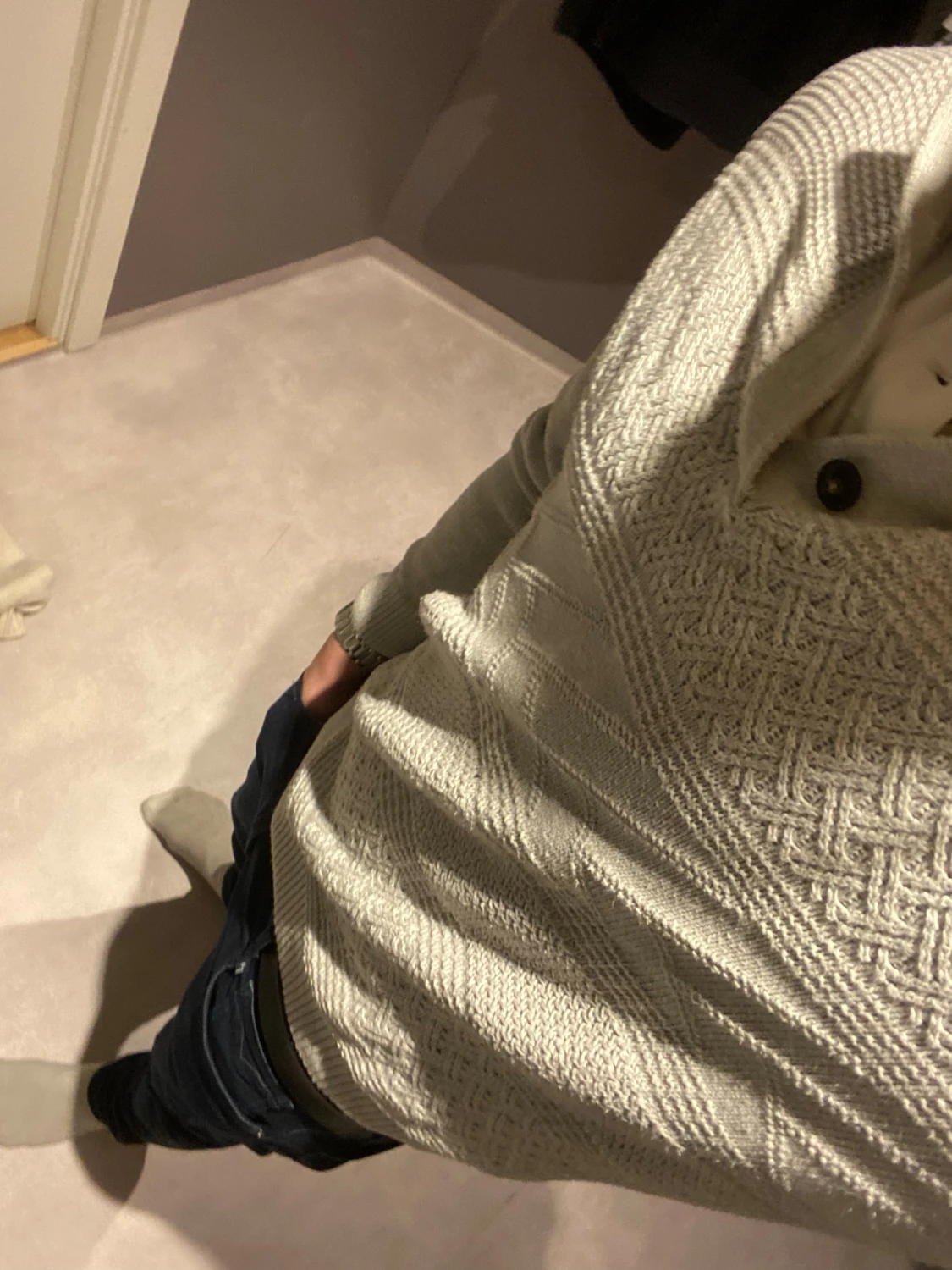 Ljusgrå stickad tröja från chaps by Ralph lauren - 2