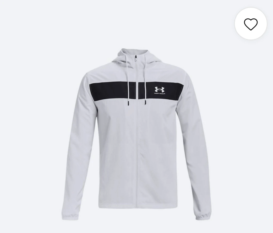 Grå vindjacka Under Armour M - 3