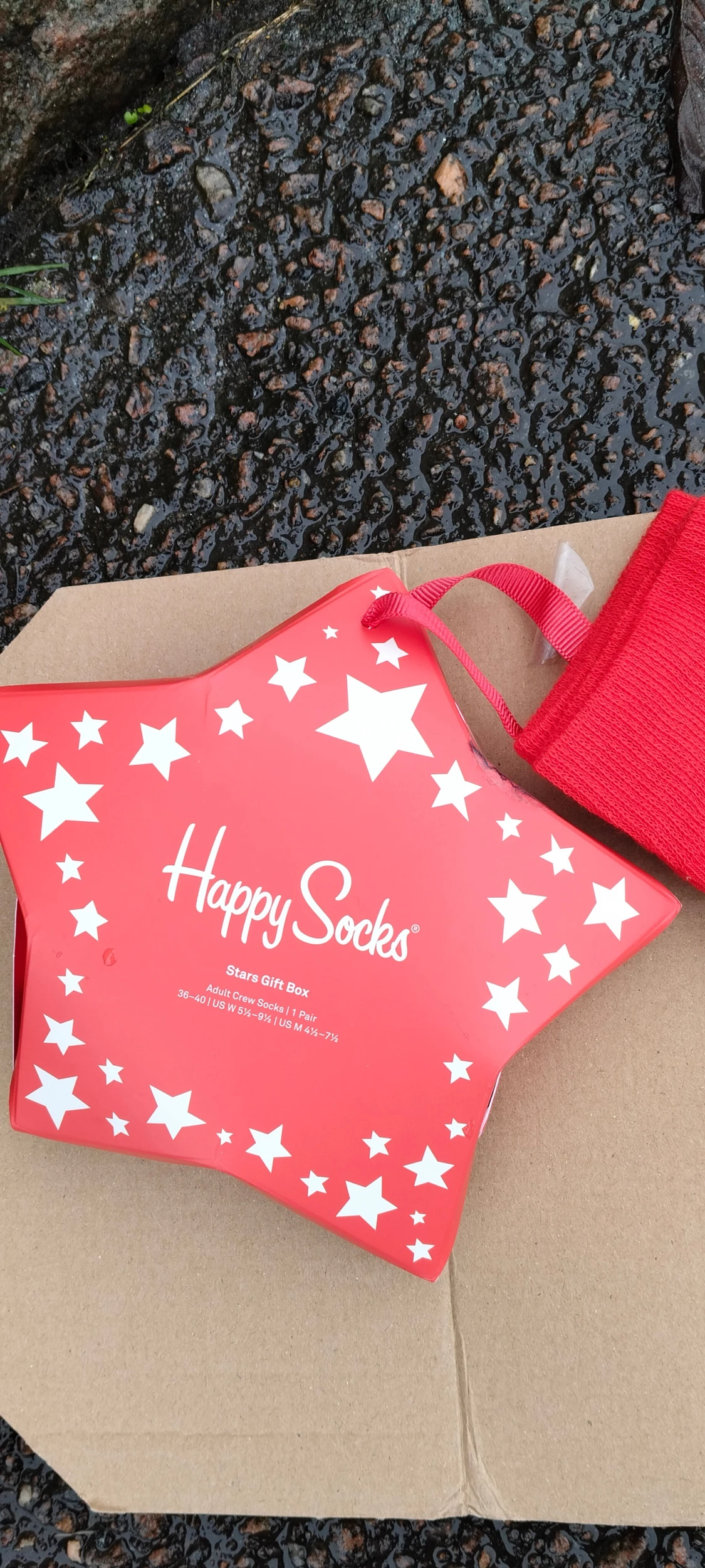 Happy Socks röda strumpor, storlek 36-40 - 2