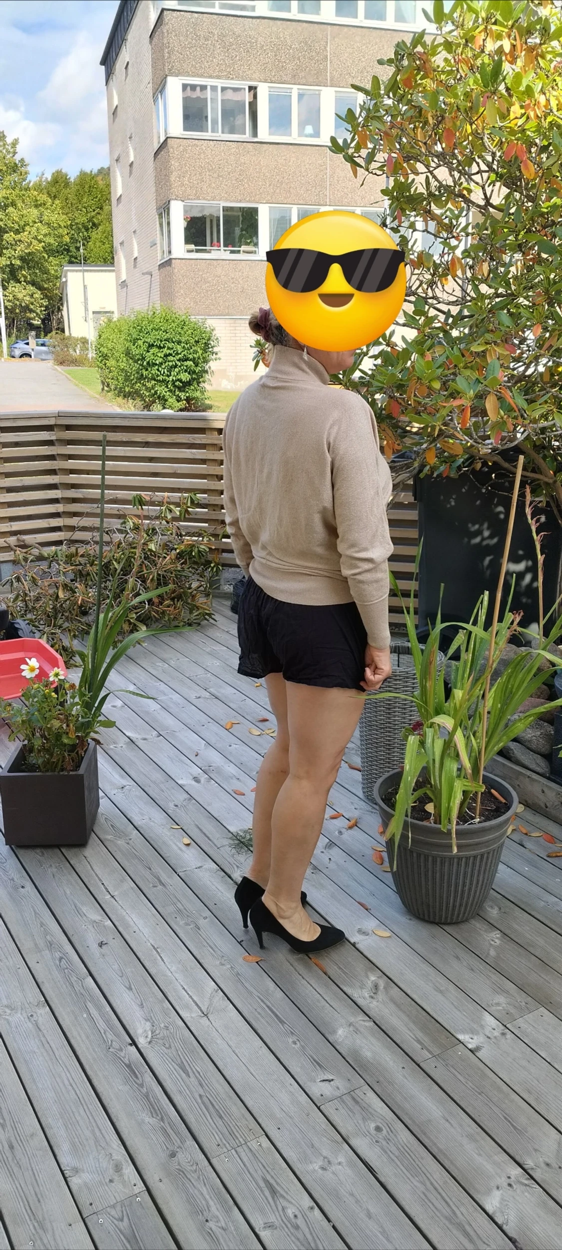 InWear beige tröja, storlek M Karlee Turtleneck - 1