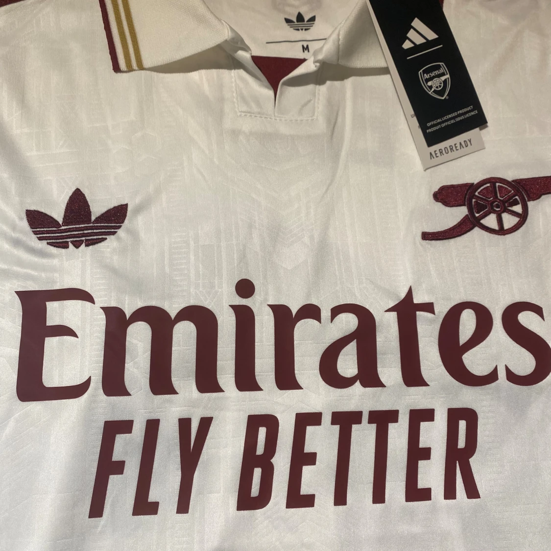 Arsenal Eze #10 vit fotbollströja Adidas - 1