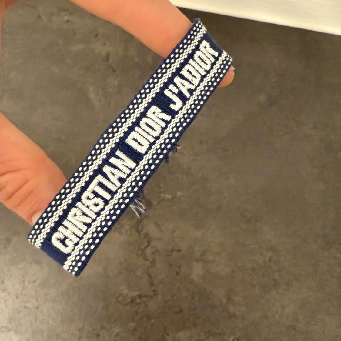 Christian Dior J'Adior blått armband