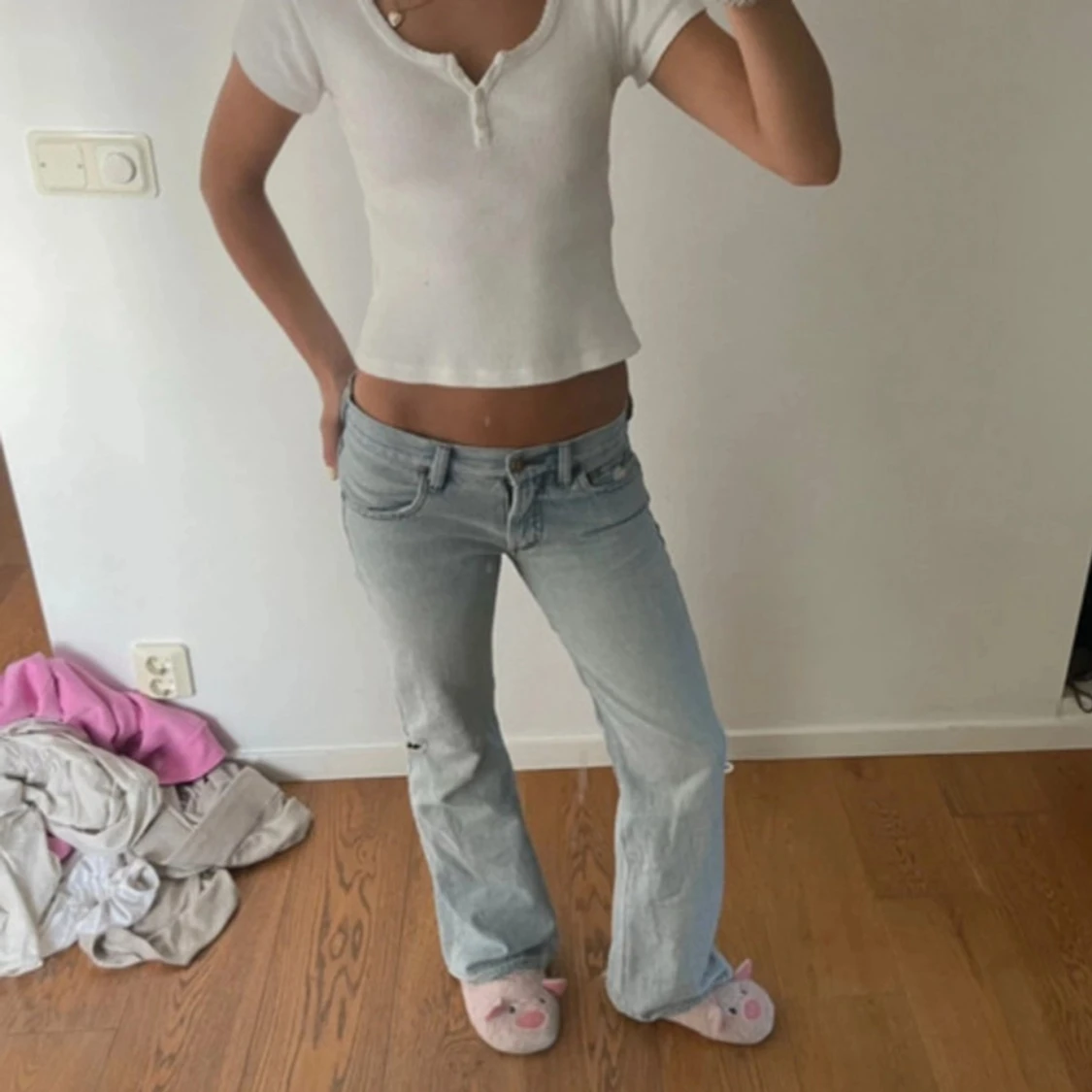 Lågmidjade jeans  - 90