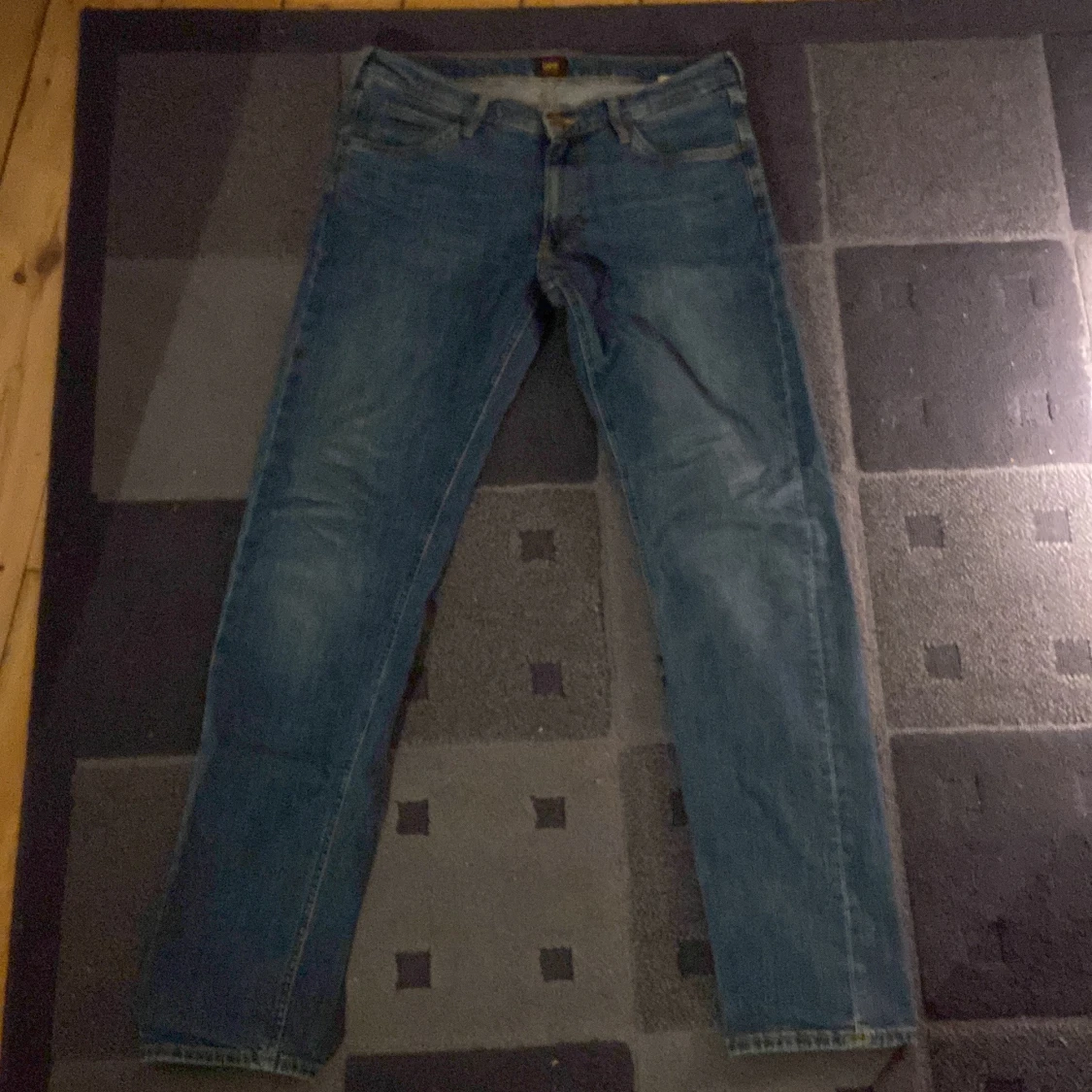 Blå Lee Daren Zip Fly jeans W32 L34 - 1