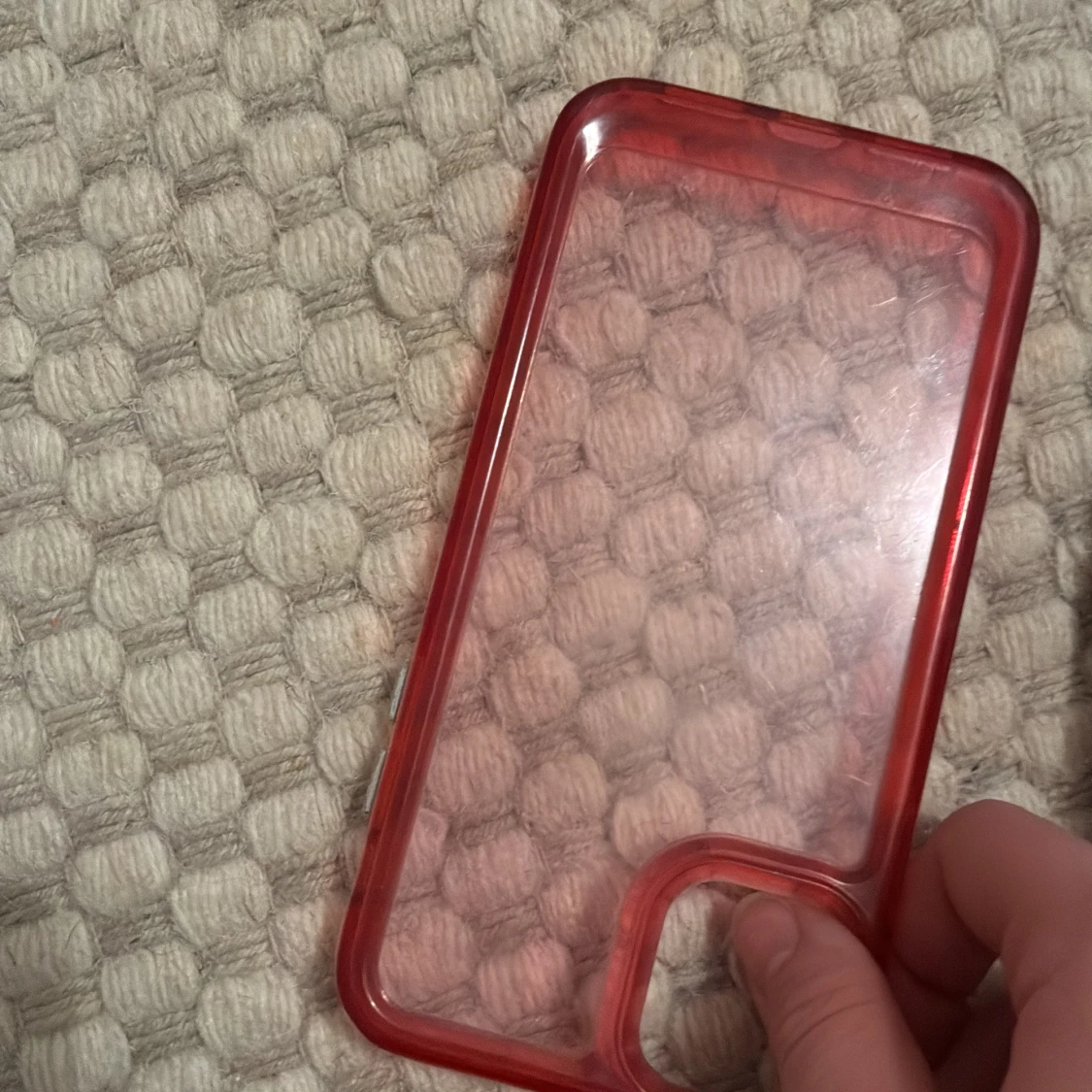 iPhone Skal Röd Transparent - 4
