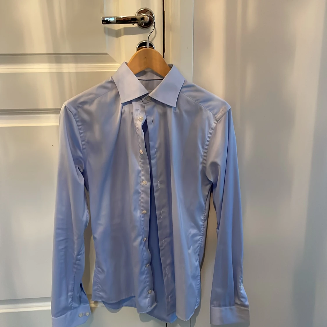 Ljusblå skjorta från Eton, super slim - 1