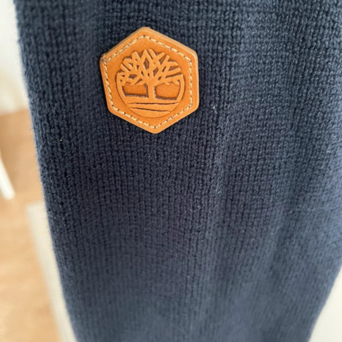Mörkblå stickad kofta Timberland M - 2