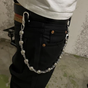 Pocket chain - Molded by me with stainless steel mixed with white copper for the shine and longevity and it’s 46cm 