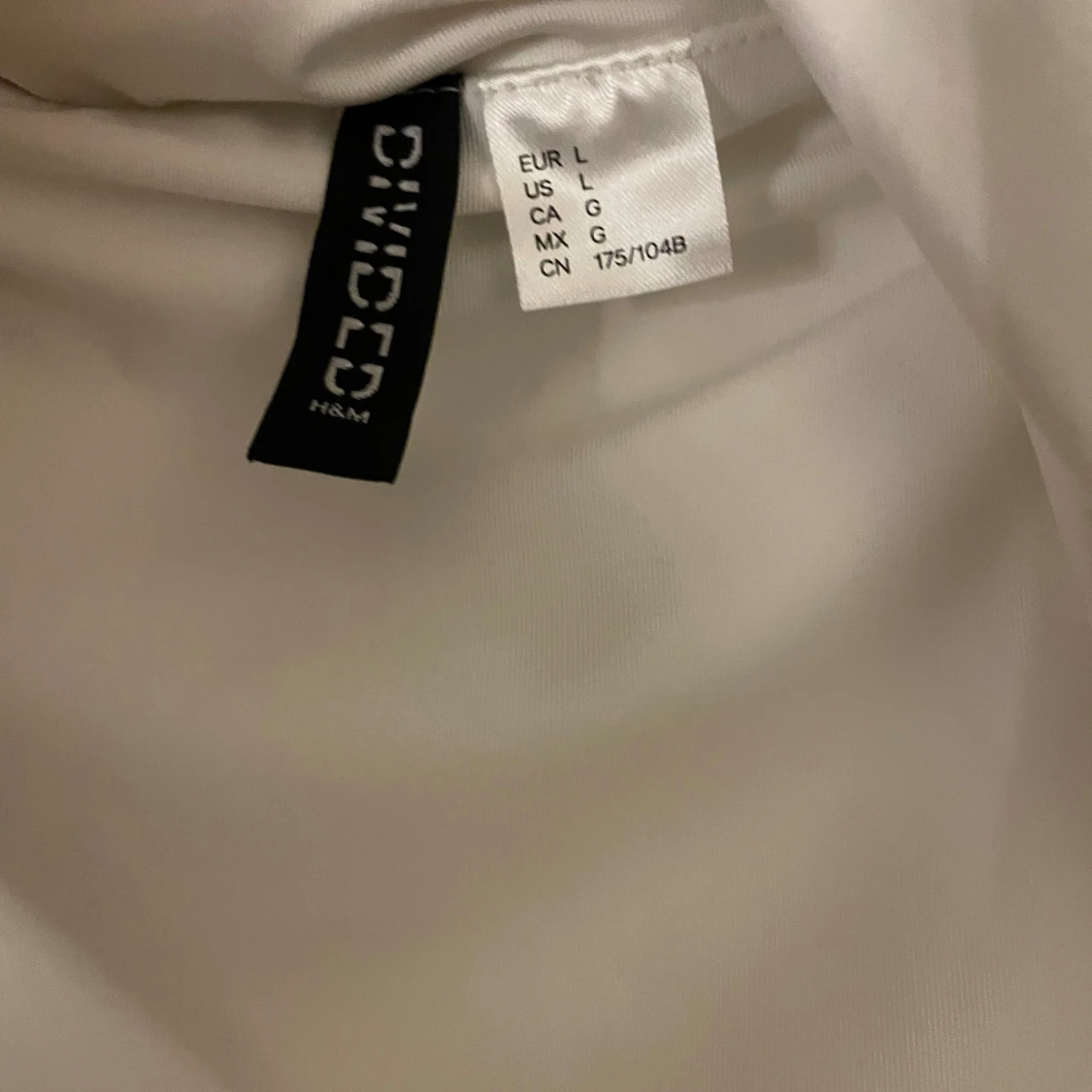 Vit axelbandslös topp från H&M Divided - 1