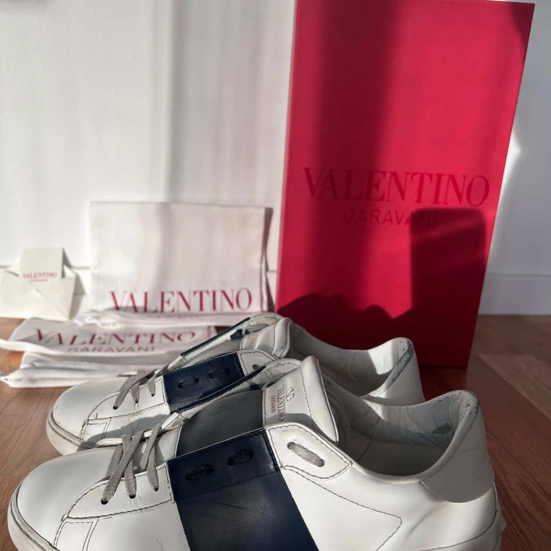Valentino Garavani Open sneakers vit/blå - 1