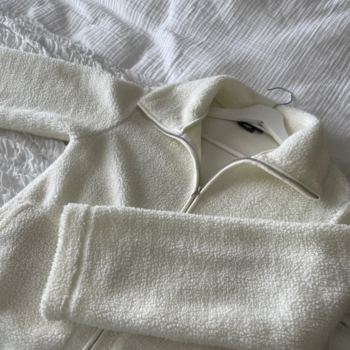 Vit teddyjacka (Lager 157) - 2