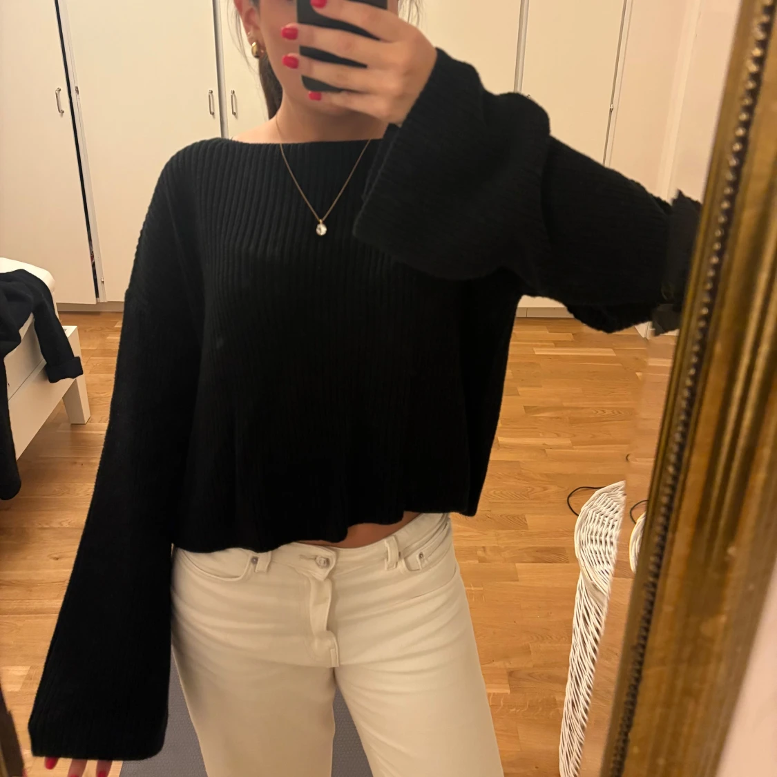 Svart stickad tröja från NA-KD - 1