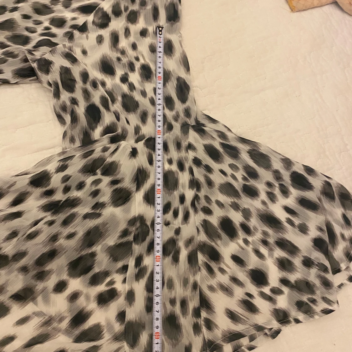 Långklänning med leopardmönster - 2