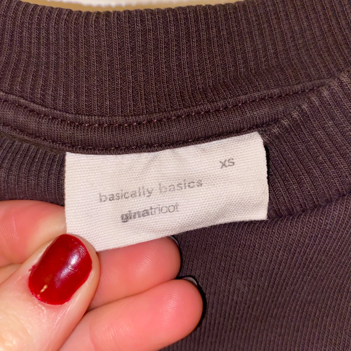 College tröja från Gina Tricot  - 1