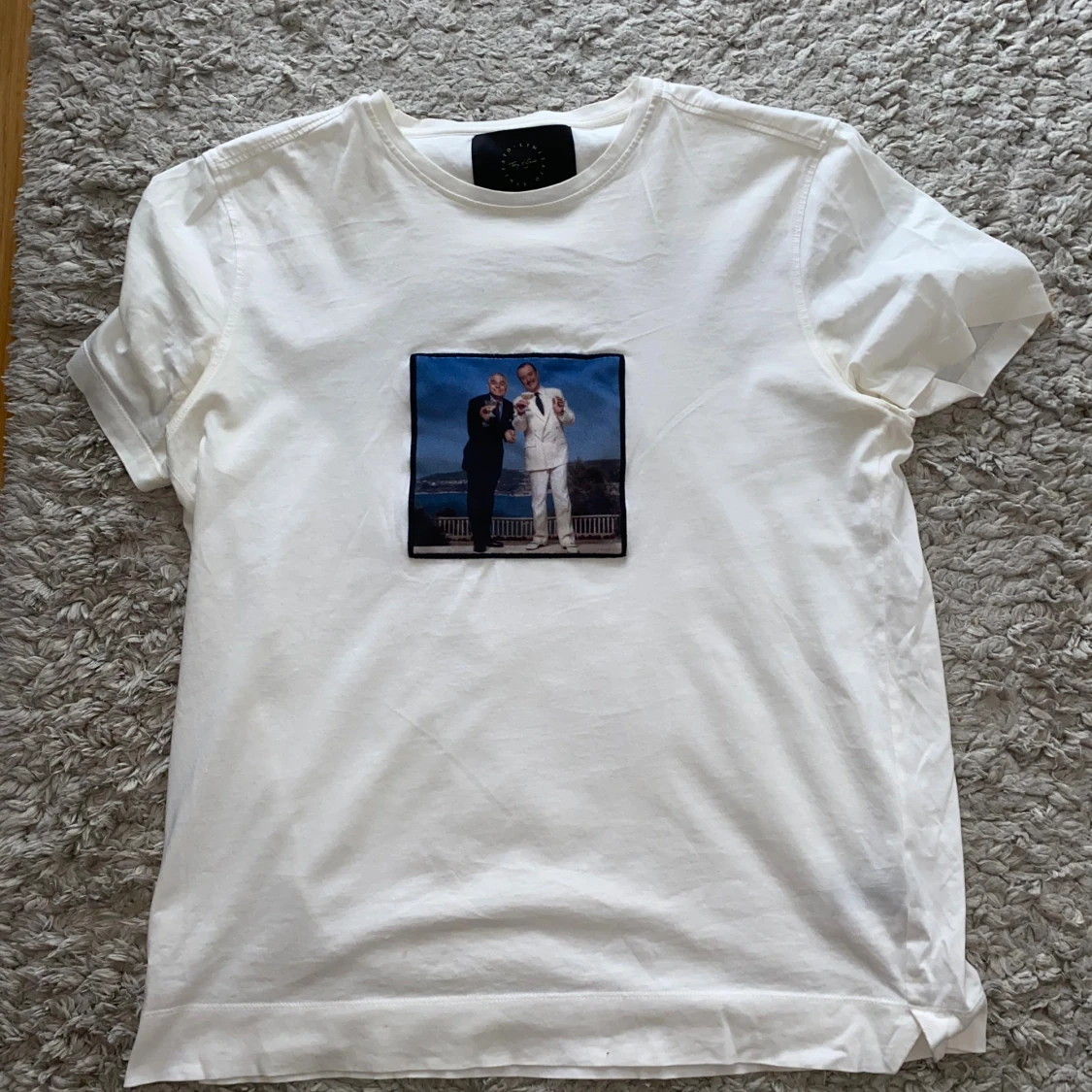 Vit T-shirt Limitato med print