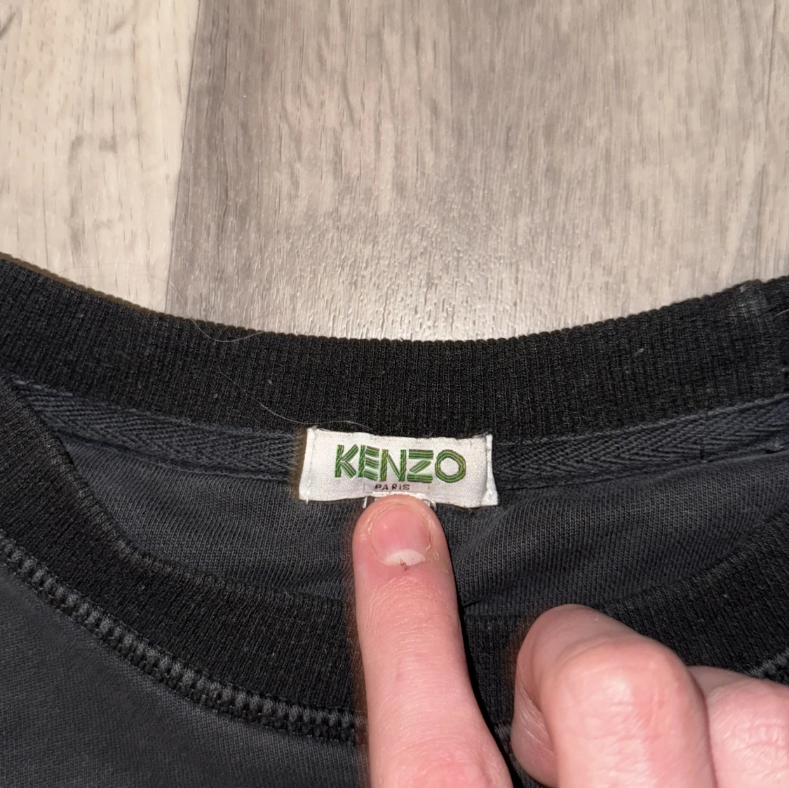 Svart Kenzo sweatshirt med tiger - 2