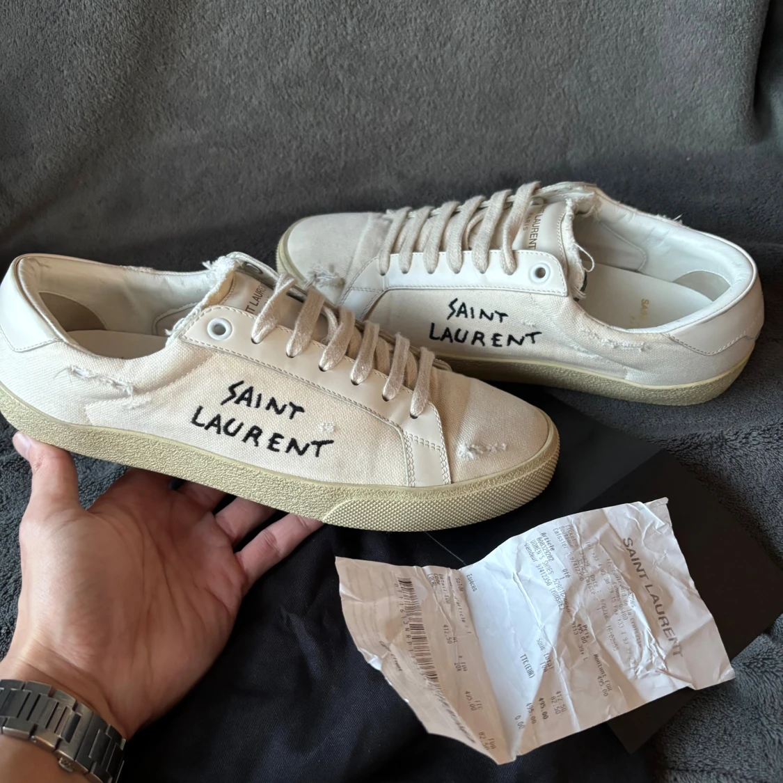 Saint Laurent skor KVITTO finns - 1