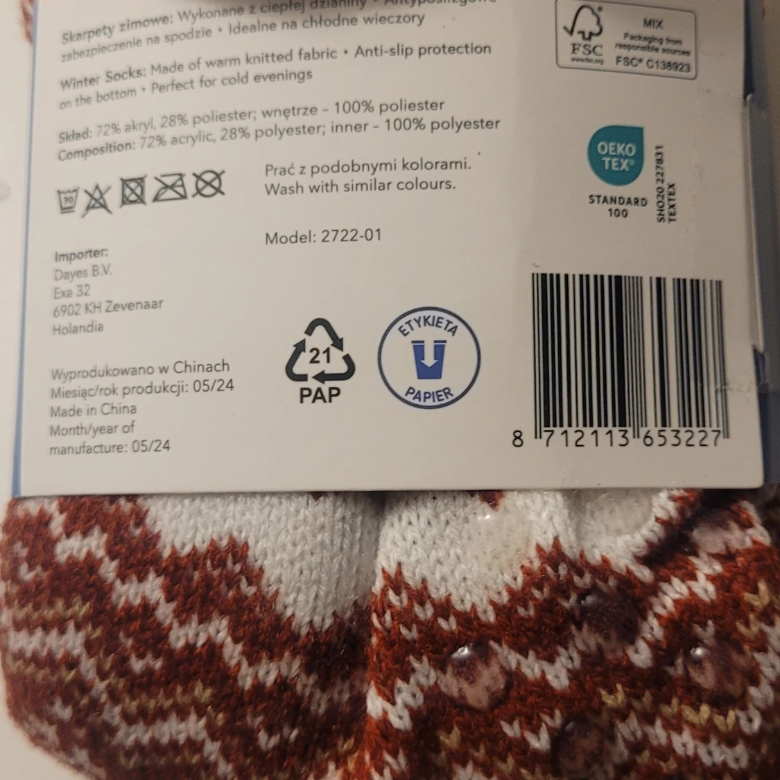 Helt nya vinterstrumpor str.37 - 3