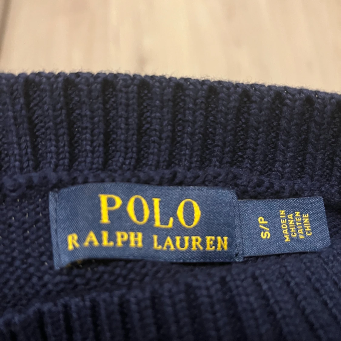 Mörkblå stickad tröja Polo Ralph Lauren - 2