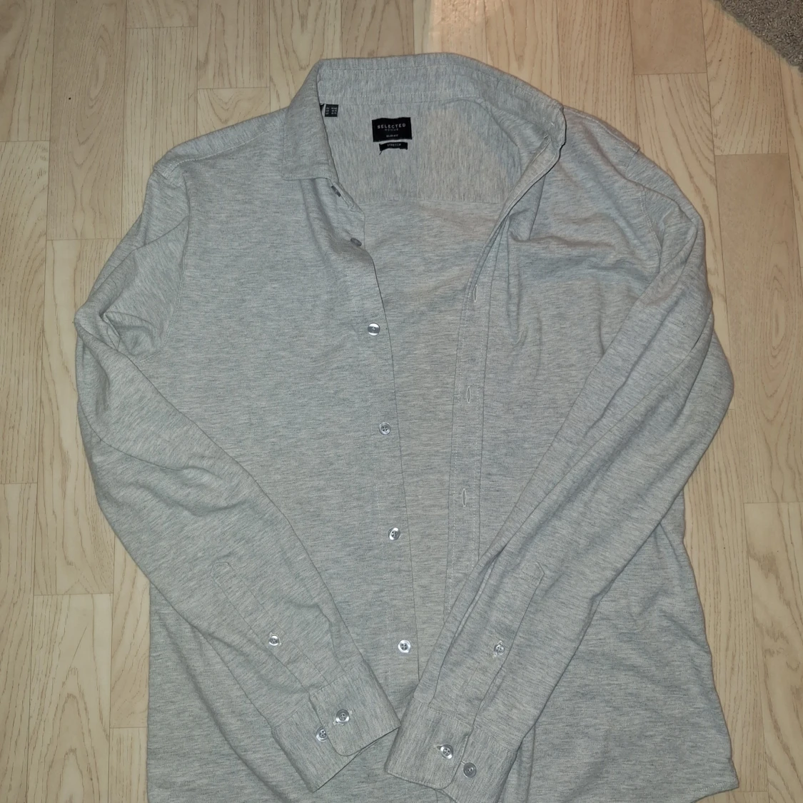 Ljusgrå kofta Selected Homme