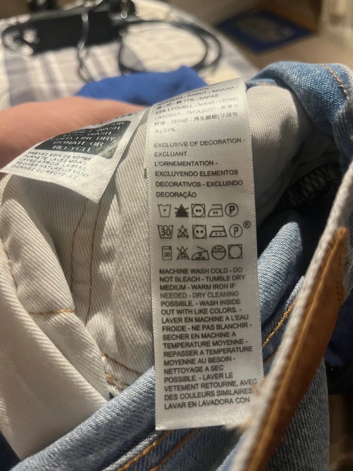 Levi's 501 ljusblå jeans W30 L32 - 4