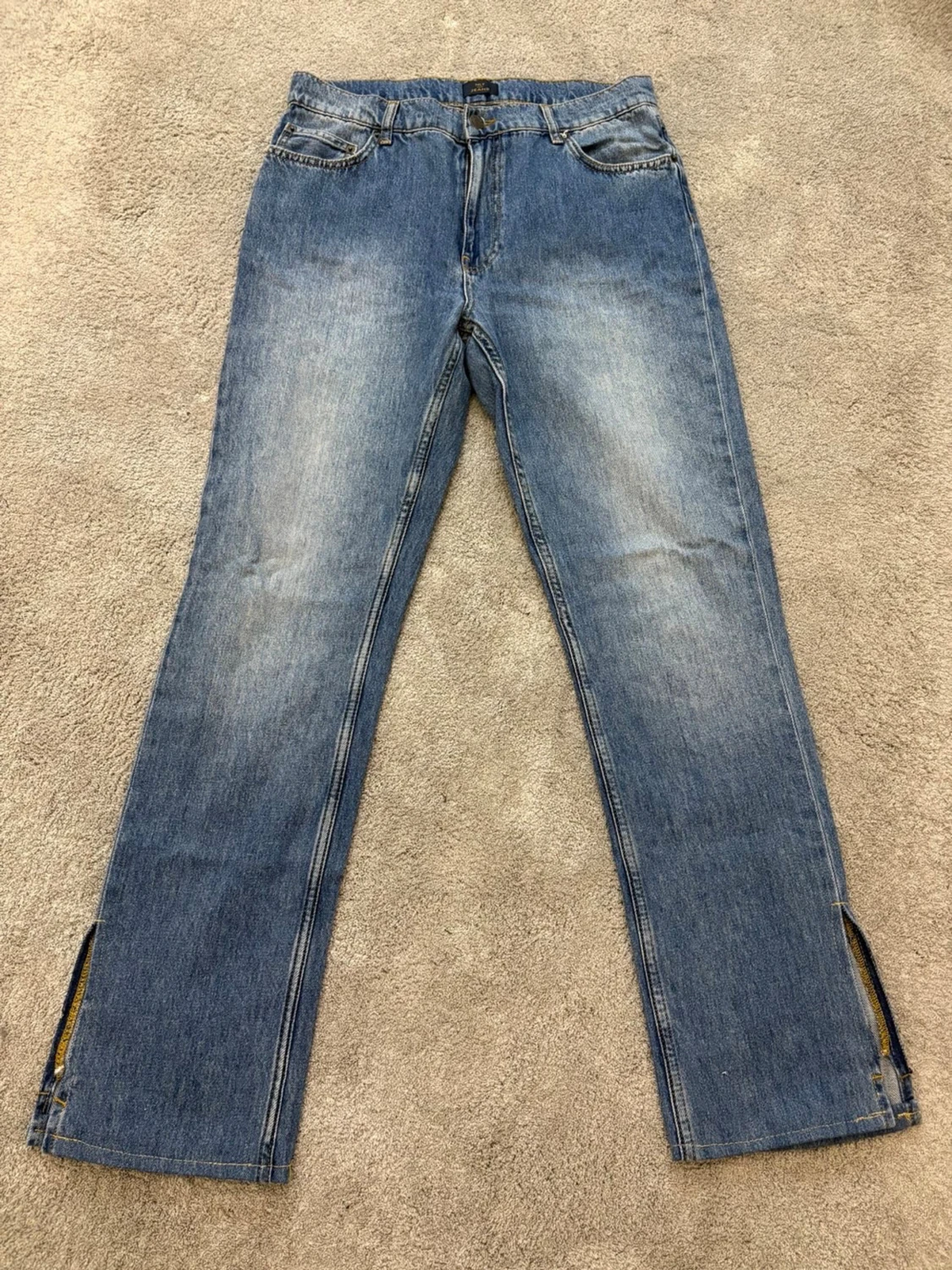 Blå jeans med slits från Nelly - 2