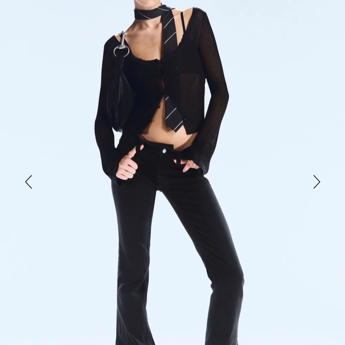 Svarta bootcut jeans från Cheap Monday - 1