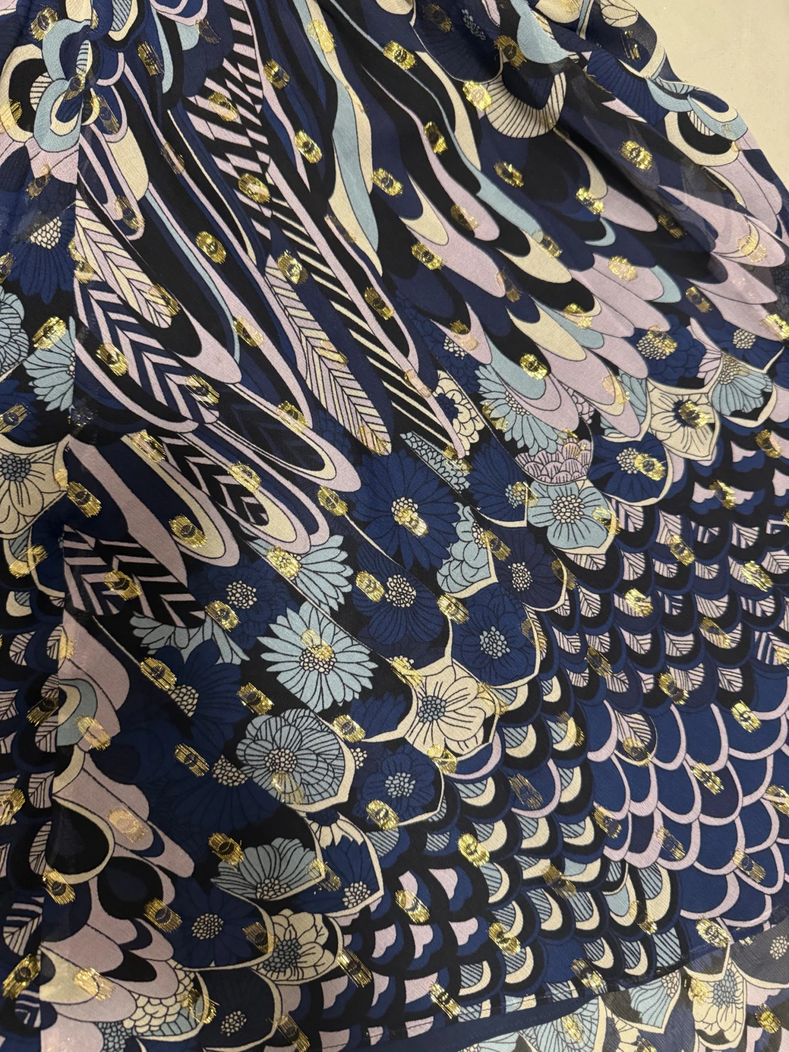 mönstrad klänning från Zadig & Voltaire