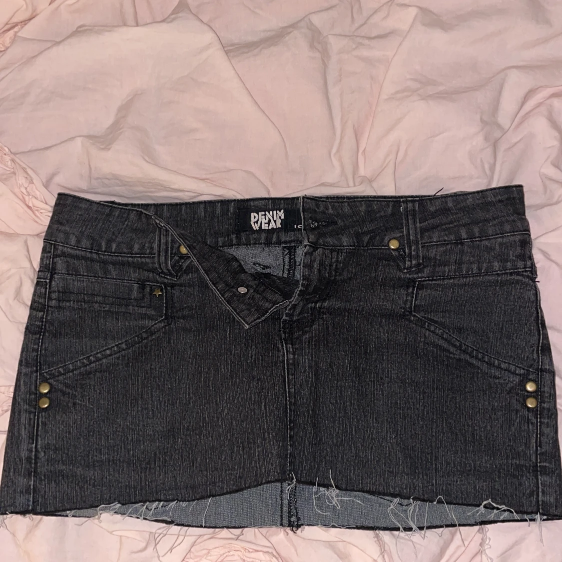 Svart jeanskjol från Denim Weak - 1