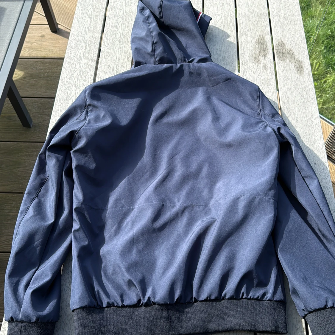 Marinblå vindjacka från Moncler S - 4