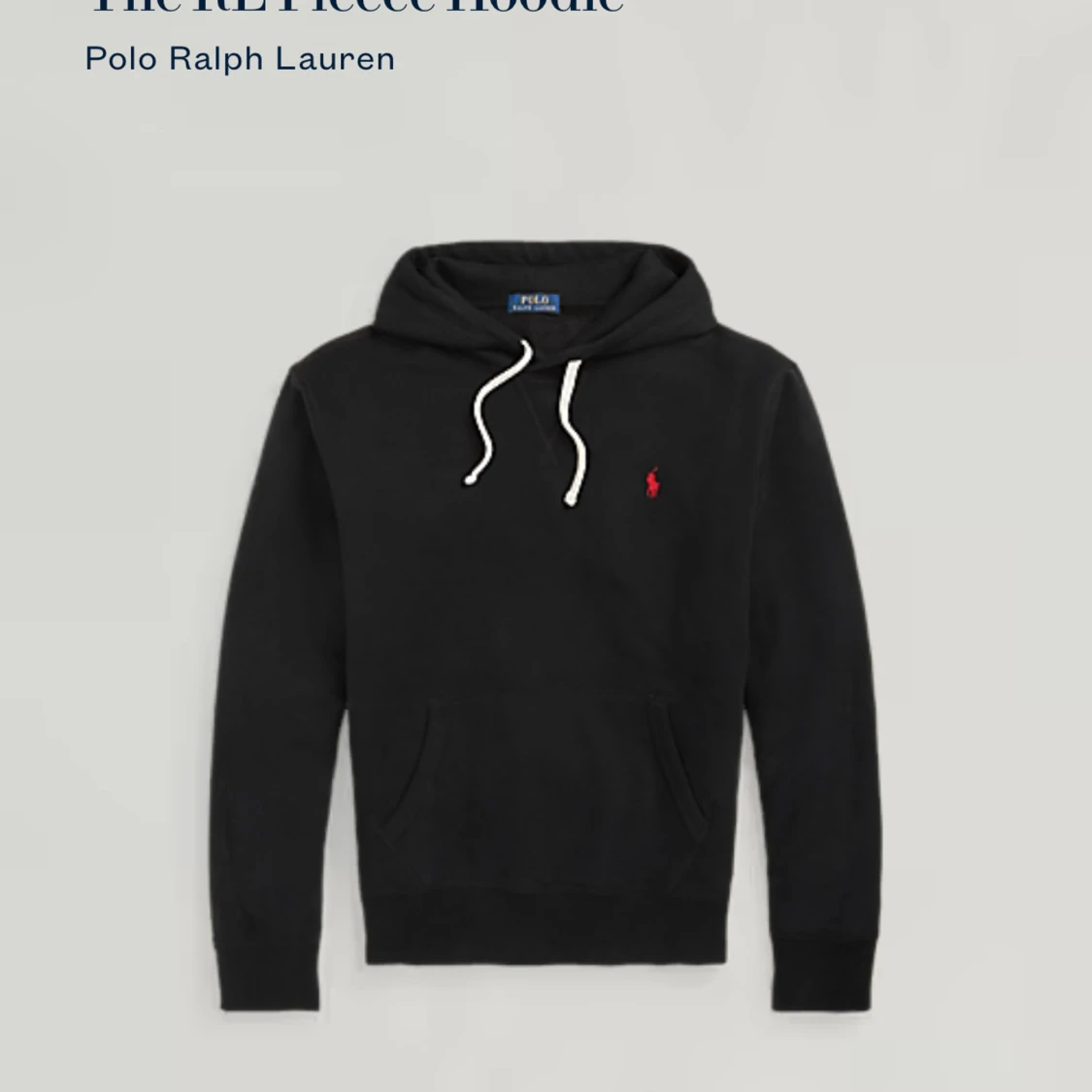 Svart hoodie från Ralph Lauren - 4