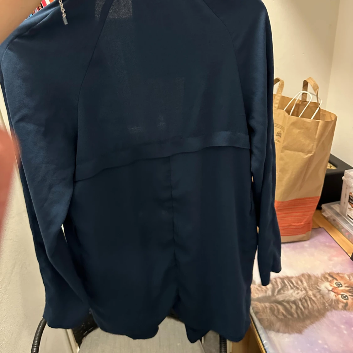 Mörkblå kofta  från BikBok XS - 4