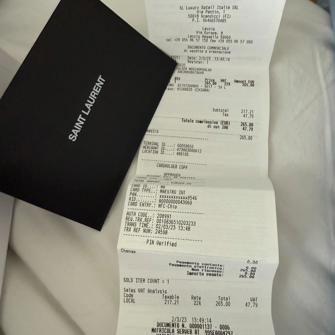 Saint Laurent vita sneakers med stjärnor - 3